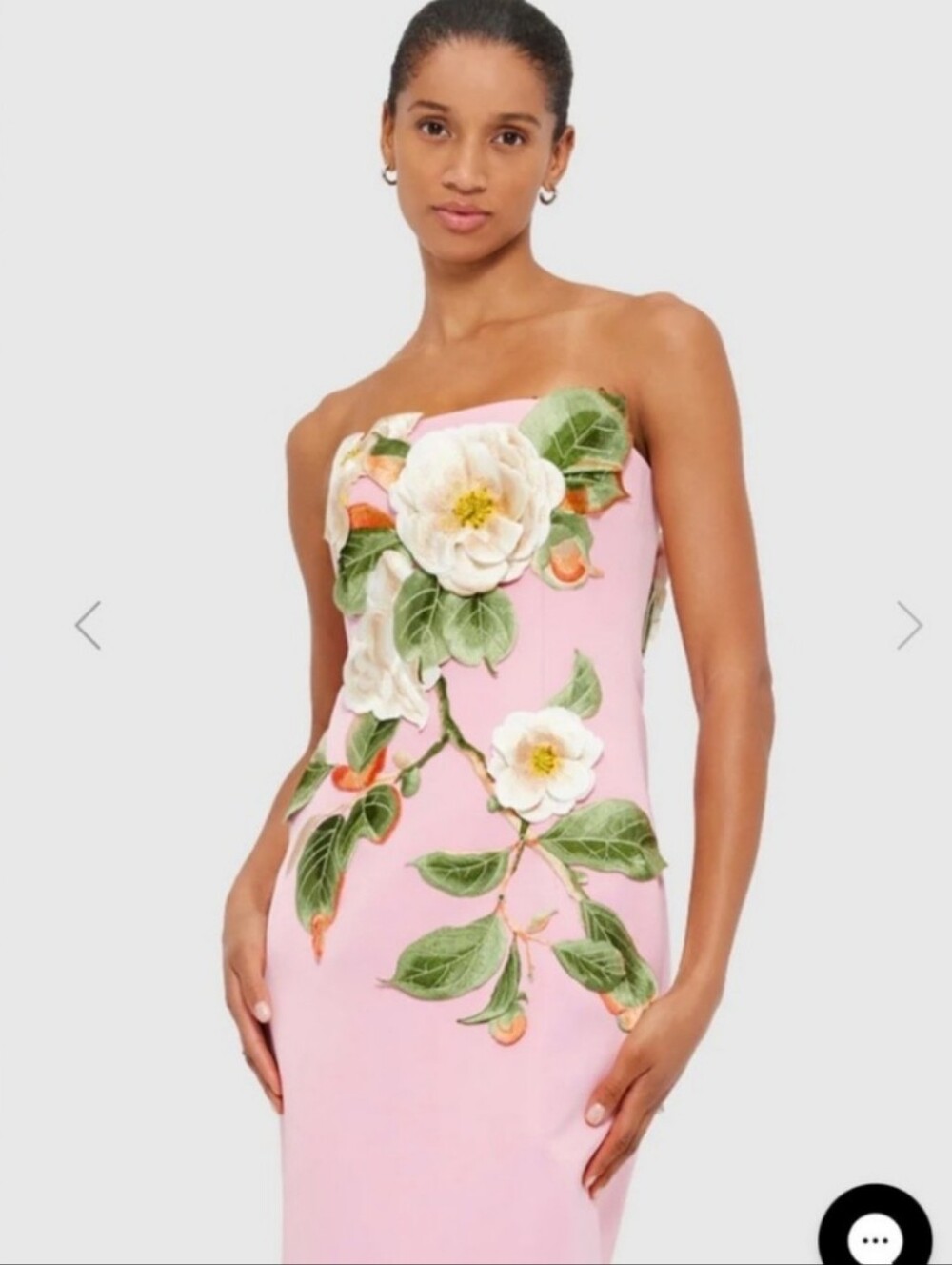 Leo LIN RaynaAppliqué Floral Bustier Maxi Dress - Picture 4 of 12